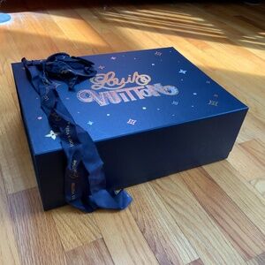 LV box and paper bag